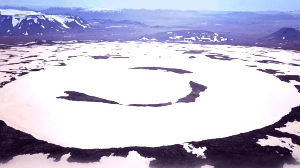 Někdejší ledovec Okjokull