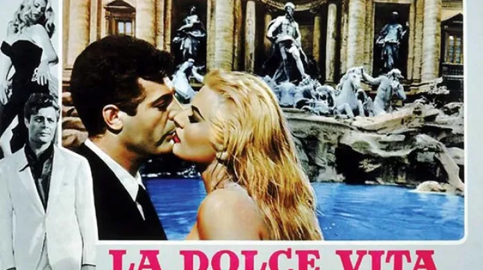 Plakát k filmu Federika Felliniho La Dolce Vita - Sladký život