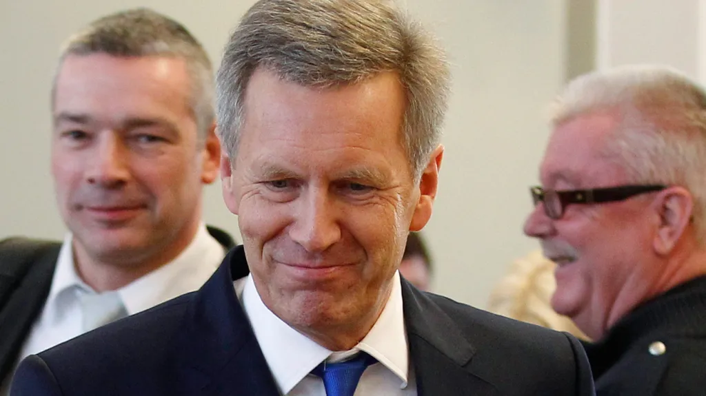Christian Wulff si přijel vyslechnout rozsudek