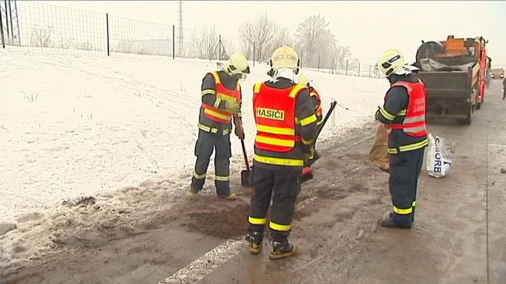 Foto z místa nehody