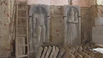 Interiér kostela prochází rekonstrukcí