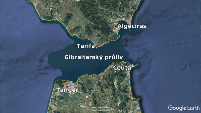 Okolí Gibraltarského průlivu