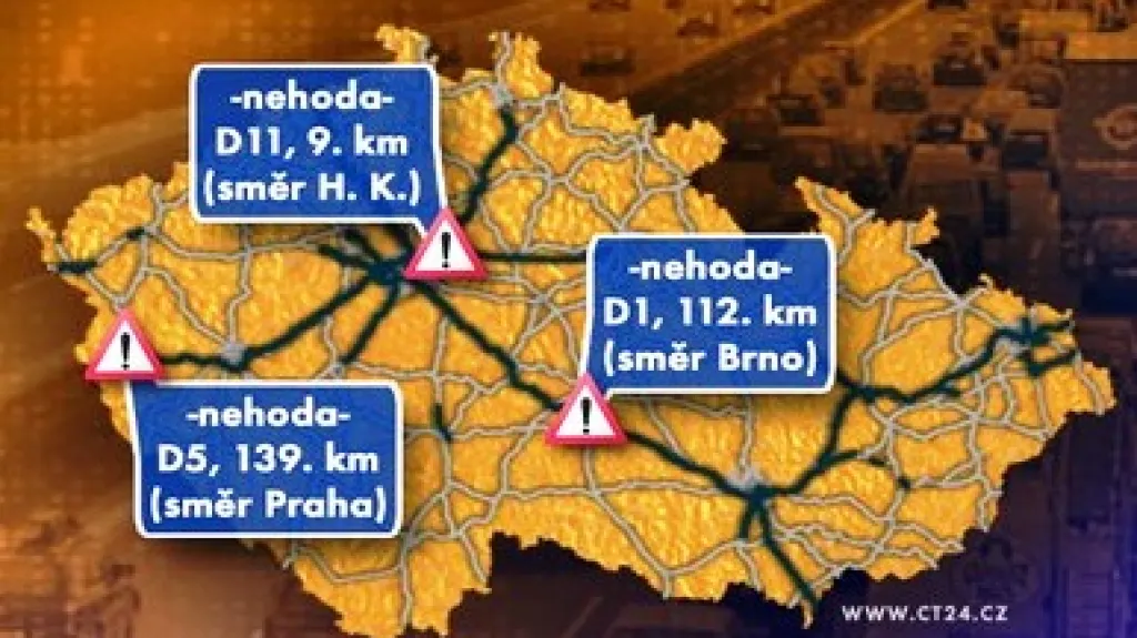 Dopravní situace v pátek 29. ledna