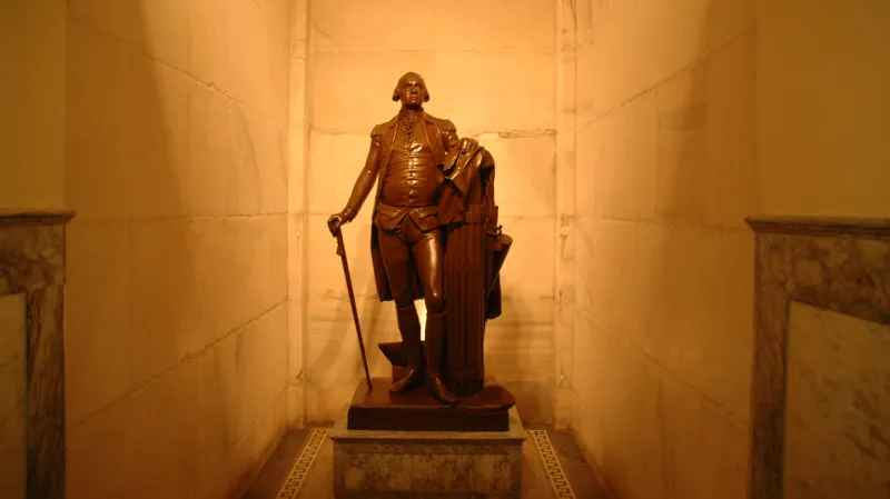 Socha George Washingtona ve Washingonově památníku
