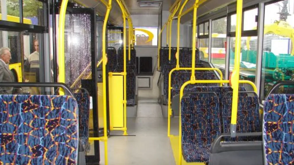 Interiér autobusu TEDOM