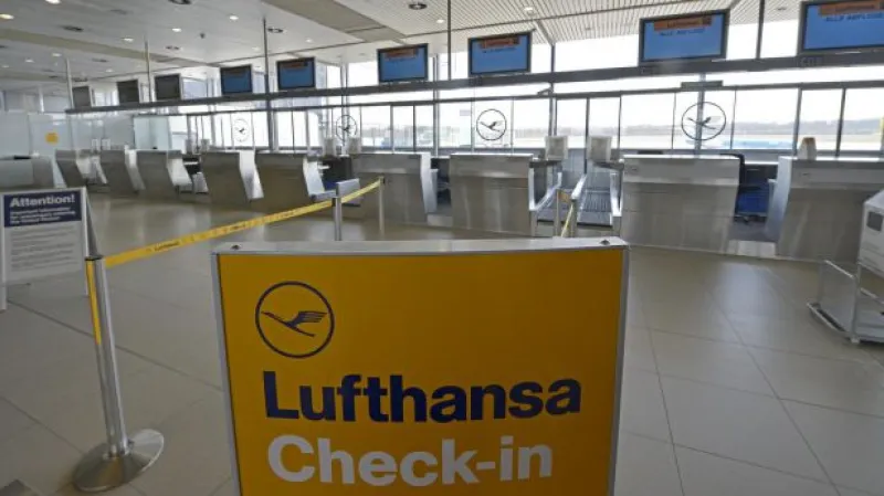 Stávka Lufthansy zasáhla 1 700 letů a 150 tisíc cestujících