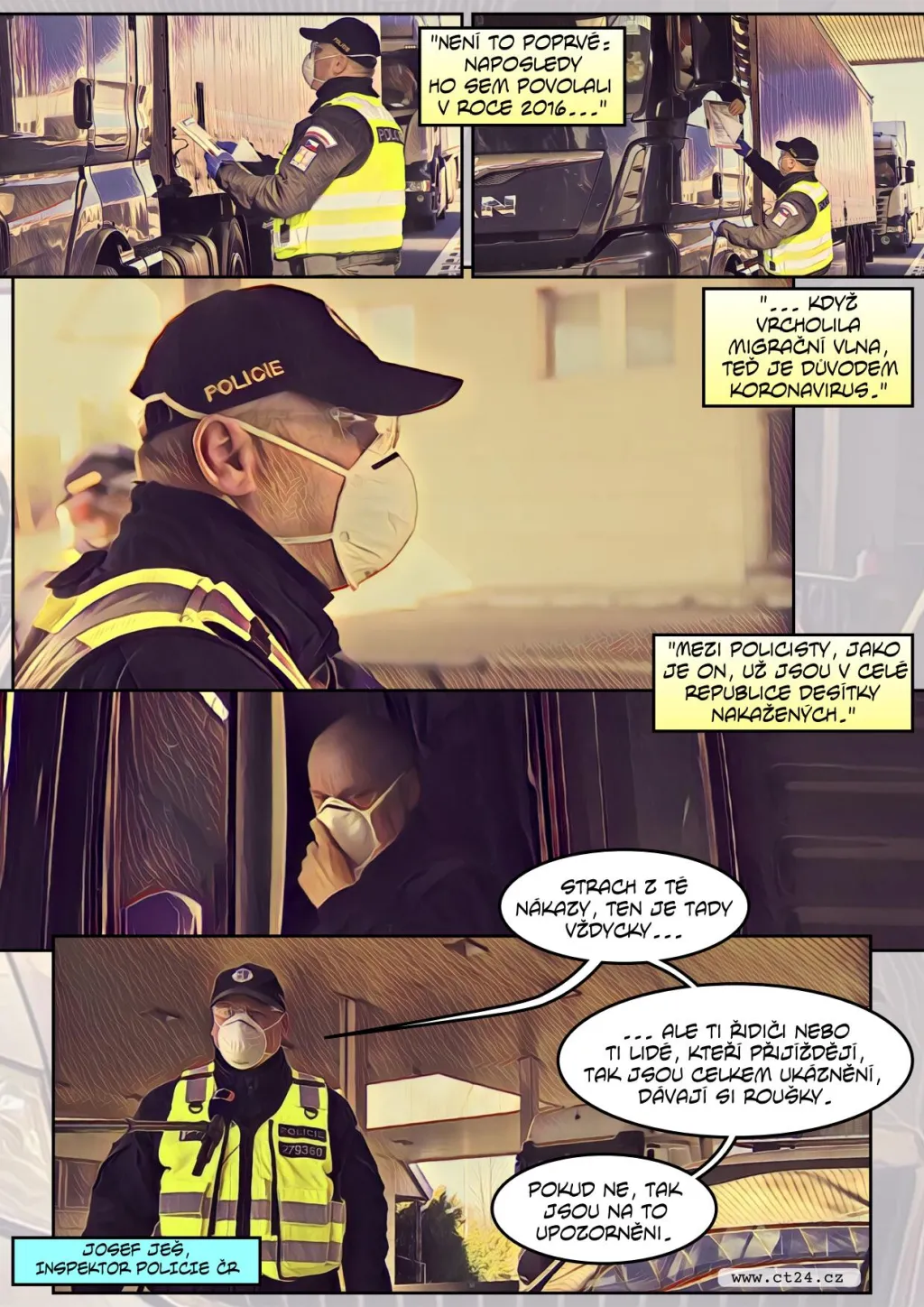 Policisté v první linii. Dodržování pravidel musí hlídat více než kdy jindy