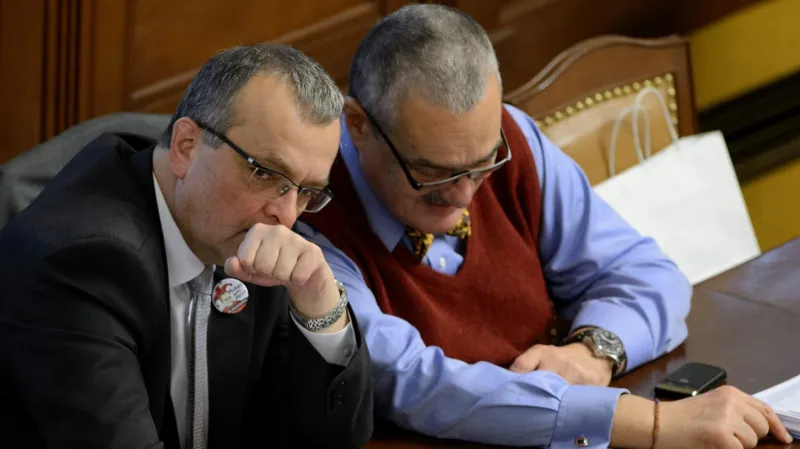 Miroslav Kalousek a Karel Schwarzenberg