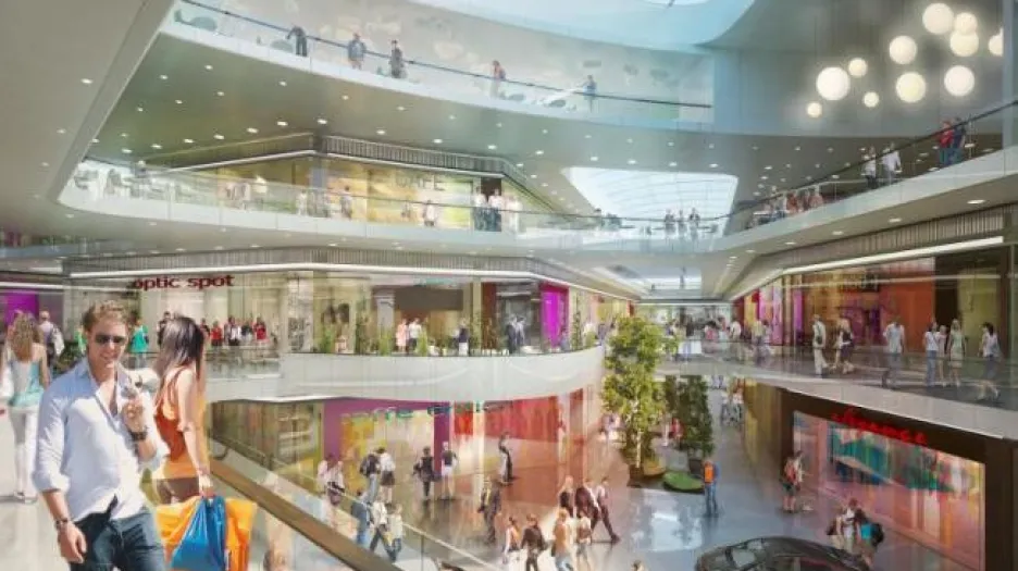 Vizualizace projektu Aupark Brno