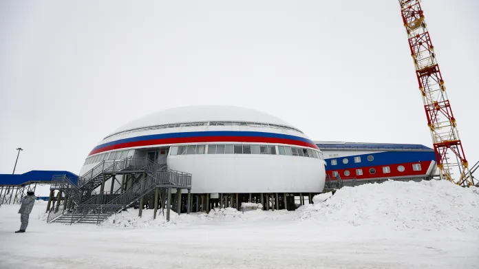 Ruská vojenská základna v Arktidě