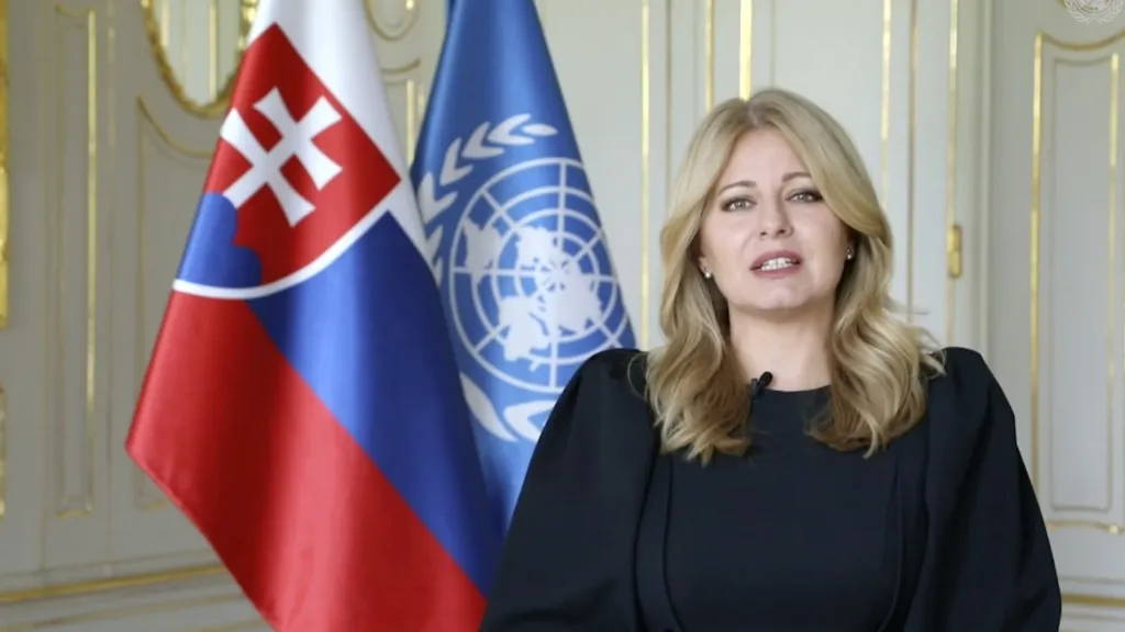 Slovenská prezidentka Zuzana Čaputová