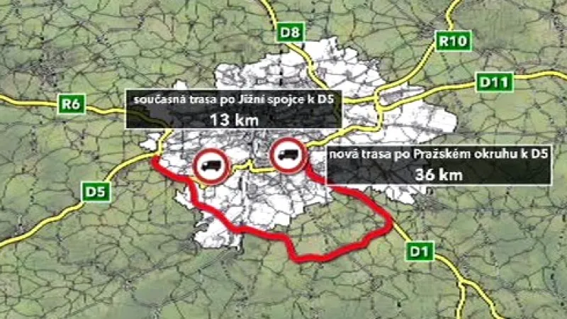 Nová trasa pro nákladní dopravu