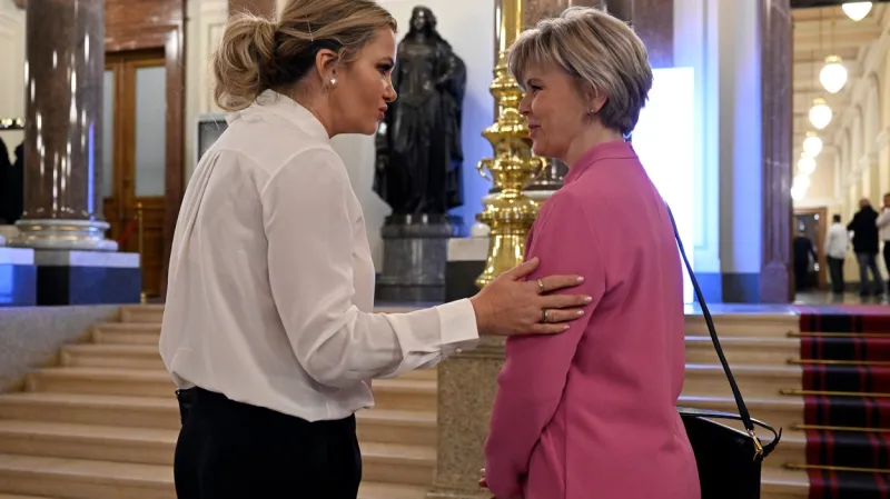 Manželky kandidátů na prezidenta Monika Babišová a Eva Pavlová