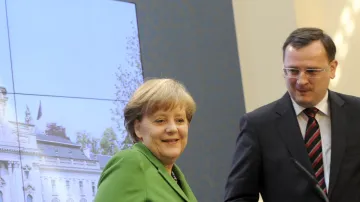 Merkelová na návštěvě ČR