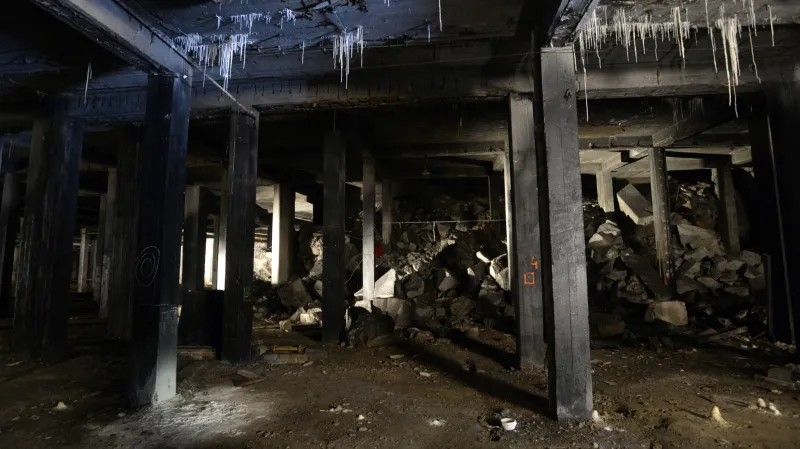 Podzemí bývalého Stalinova pomníku v Praze na Letné