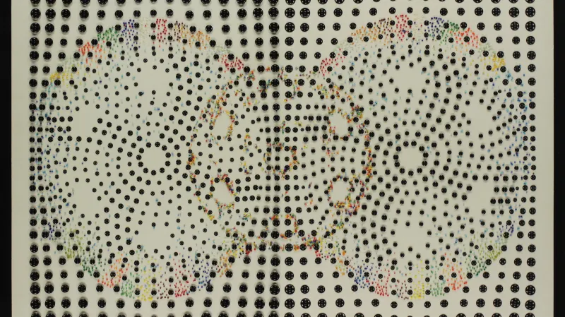 Běla Kolářová / Životopis jedné patentky V. (Modrá – bílá – červená), 1982