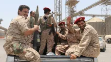 Jemenští šíitští povstalci Hútíové na snímku z počátku května