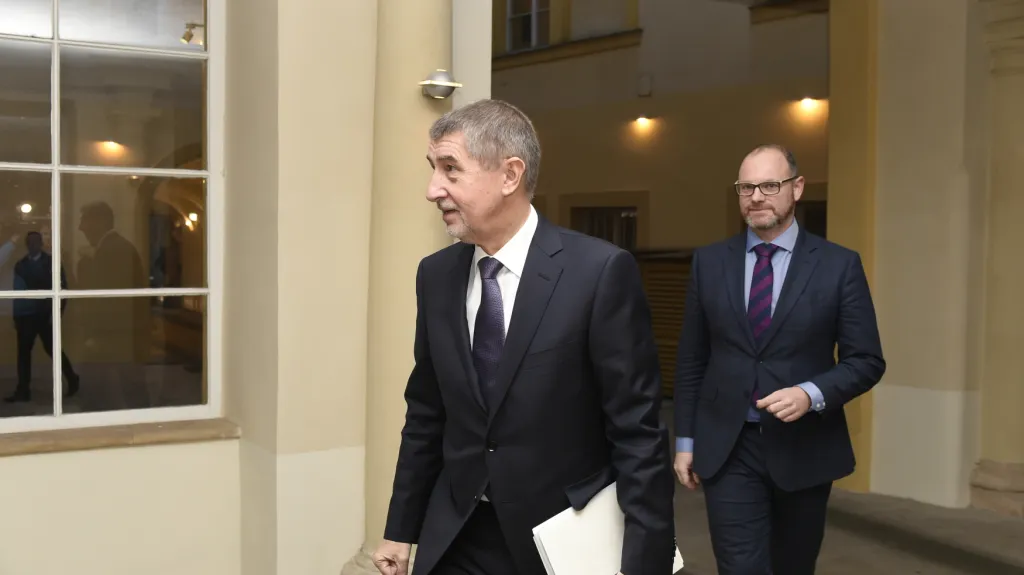 Andrej Babiš a Robert Plaga