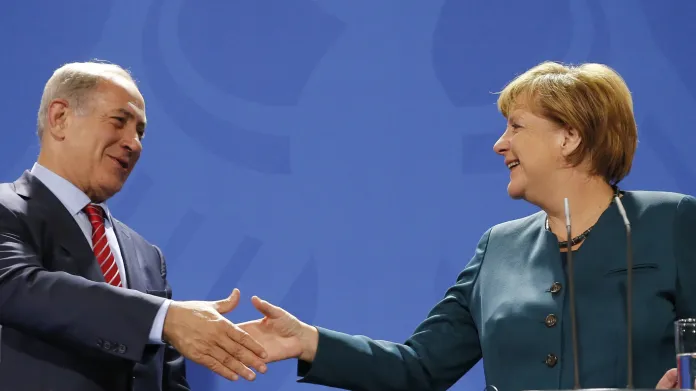 Benjmain Netanjahu se v Berlíně sešel s Angelou Merkelovou