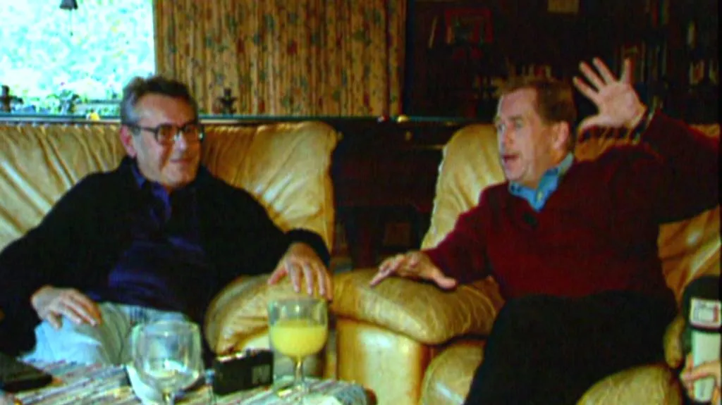 Miloš Forman a Václav Havel