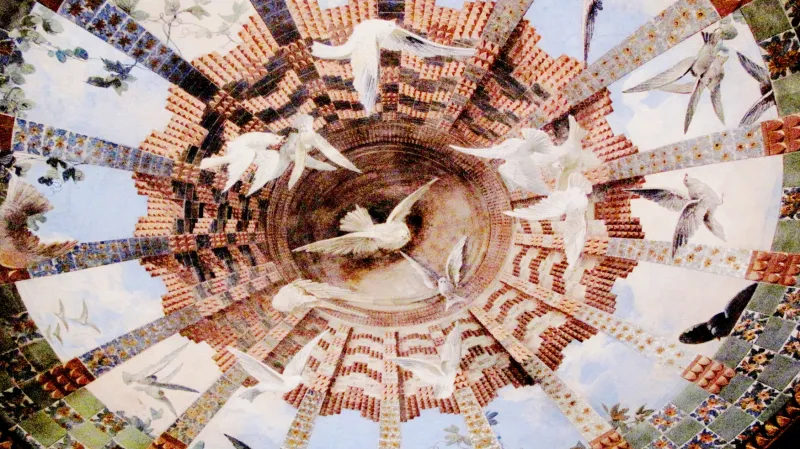 Strop Casa Vicens v Barceloně