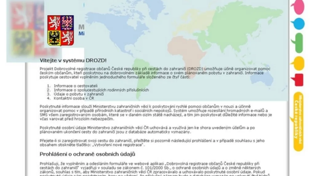 Drozd pomůže v nebezpečí za hranicemi