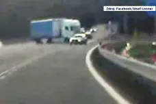 Nebezpečný manévr kamionu u Jablonce má podle policie na svědomí 59letý Polák