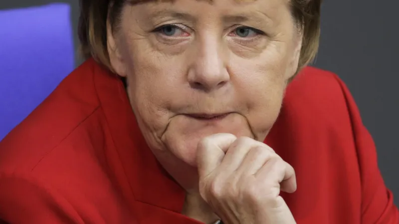 Angela Merkelová ve Spolkovém sněmu