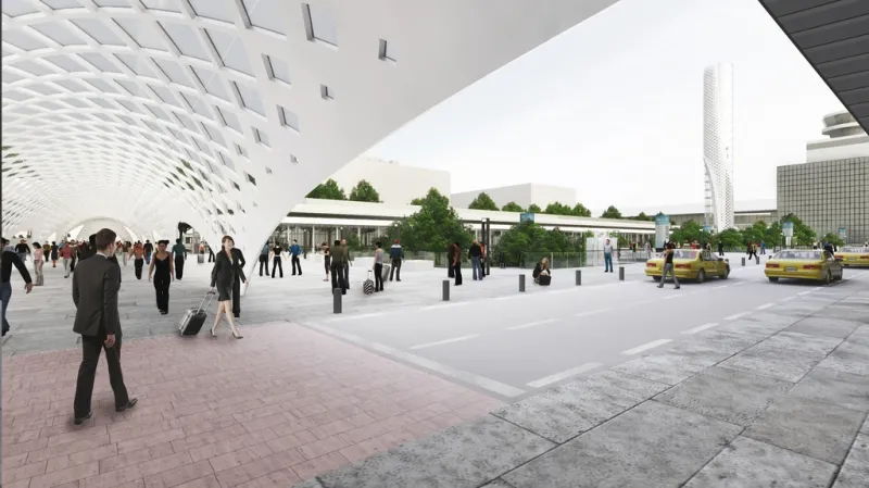 Vizualizace vítězného návrhu