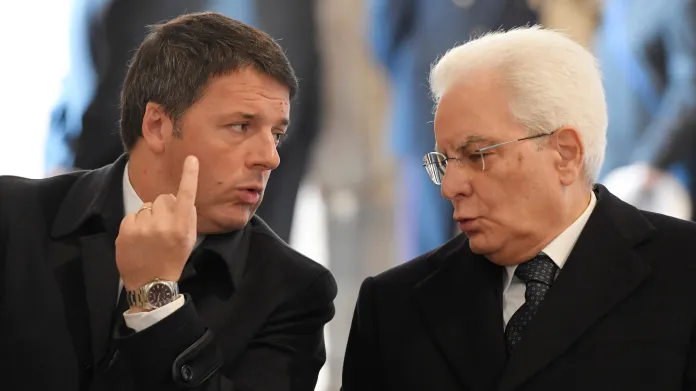 Matteo Renzi a Sergio Mattarella