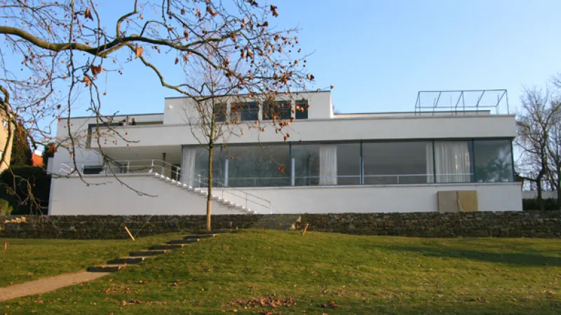 Vila Tugendhat před otevřením