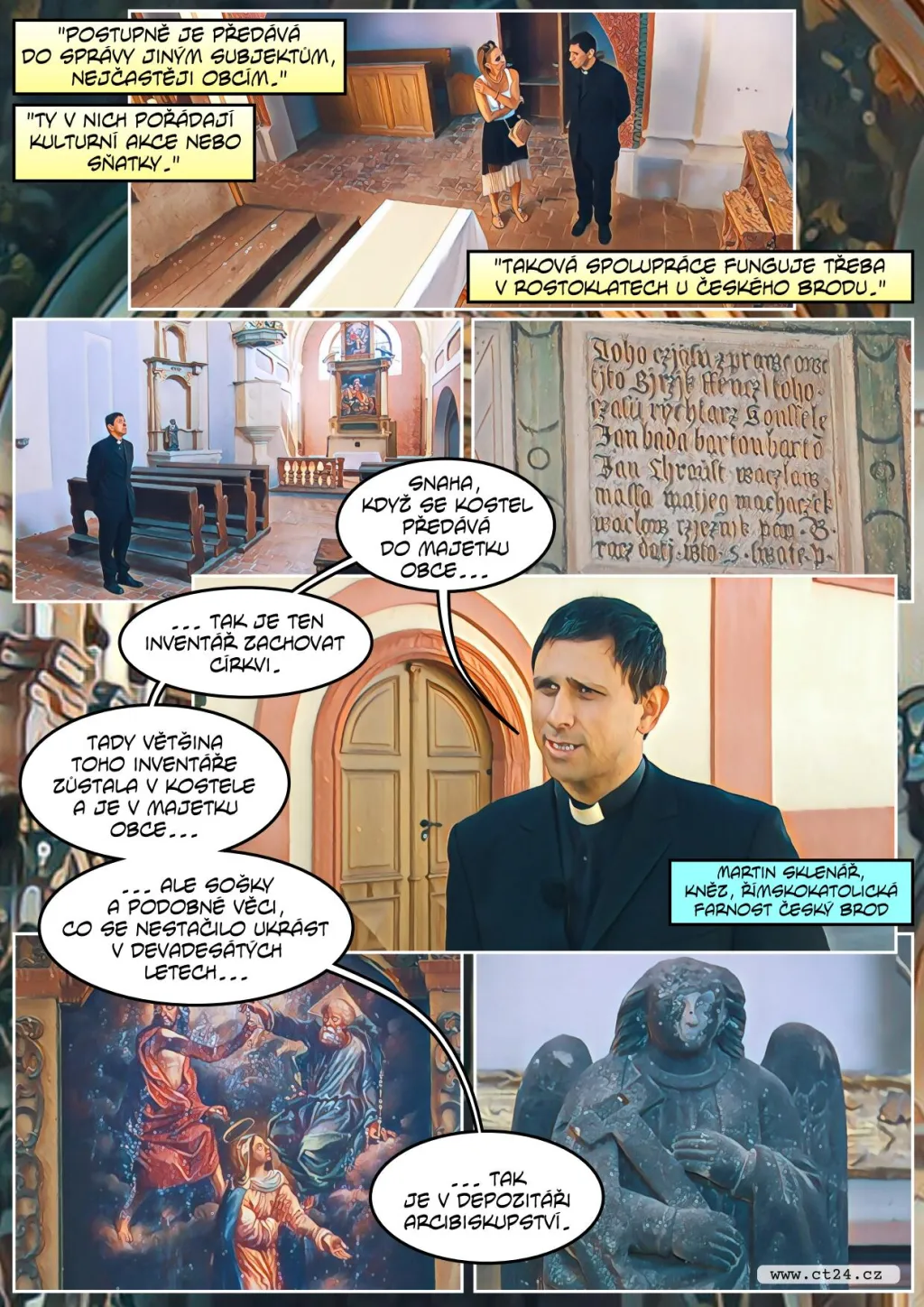 Nové využití chátrajících kostelů