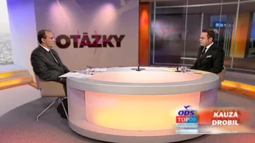 Libor Michálek a Václav Moravec ve studiu ČT24