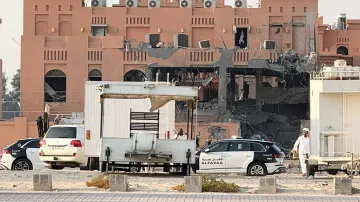 Místo izraelského úderu v katarském Dauhá