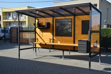 Zastávka jako umělecké dílo. V Rajhradicích bude čekání na autobus příjemnější