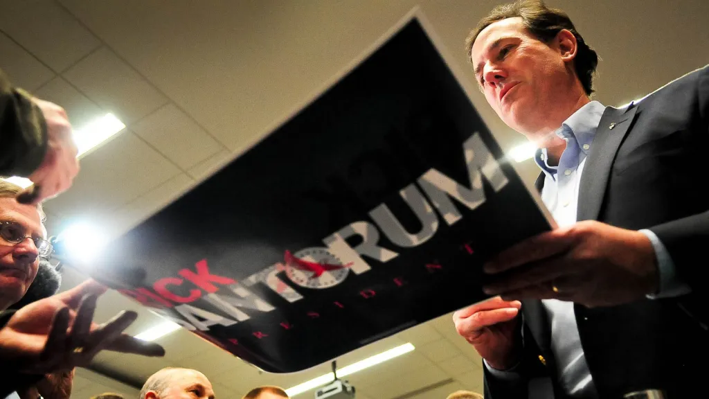 Kandidát Rick Santorum