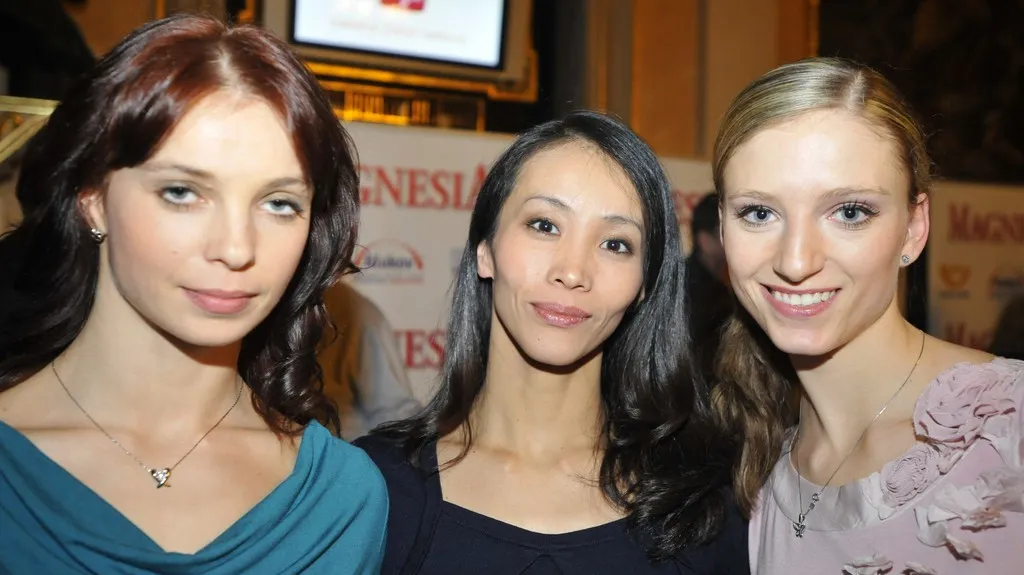 Nominace na Ceny Thálie 2011 / (zleva) Zuzana Šimáková, Miho Ogimotová a Zuzana Hvízdalová
