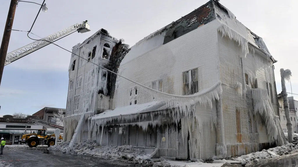Mrazivé počasí v USA