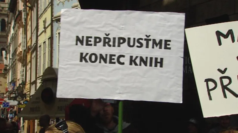 Protest proti zvýšení DPH na knihy