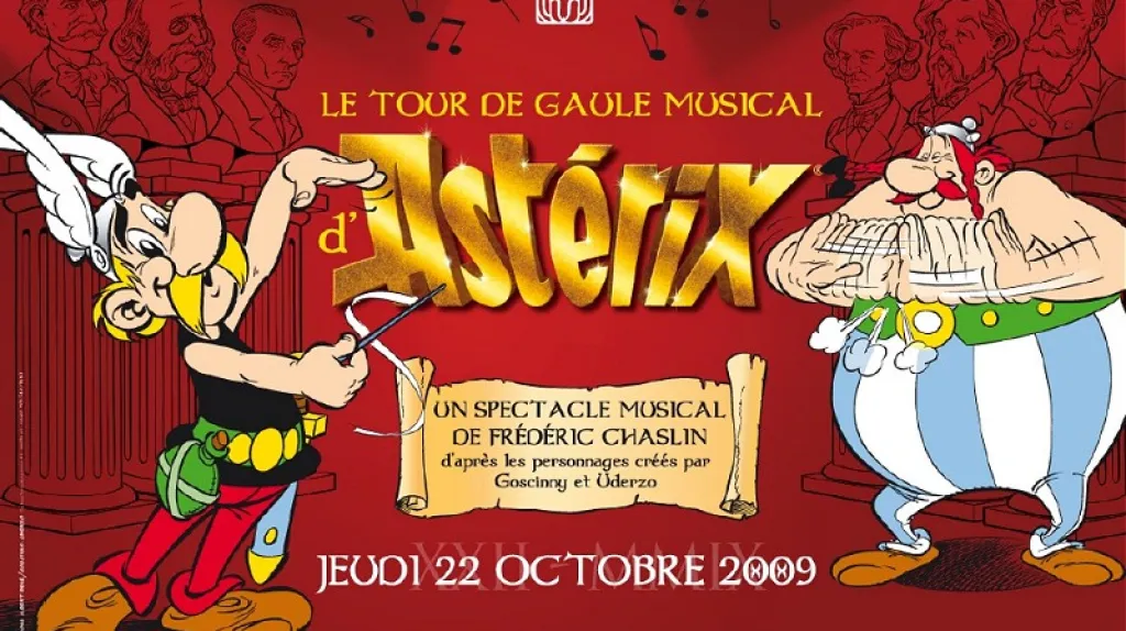 Asterix - plakát na muzikál