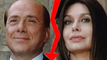 Silvio Berlusconi a Veronica Lariová