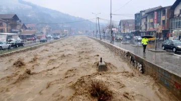 Záplavy v centrálním Srbsku