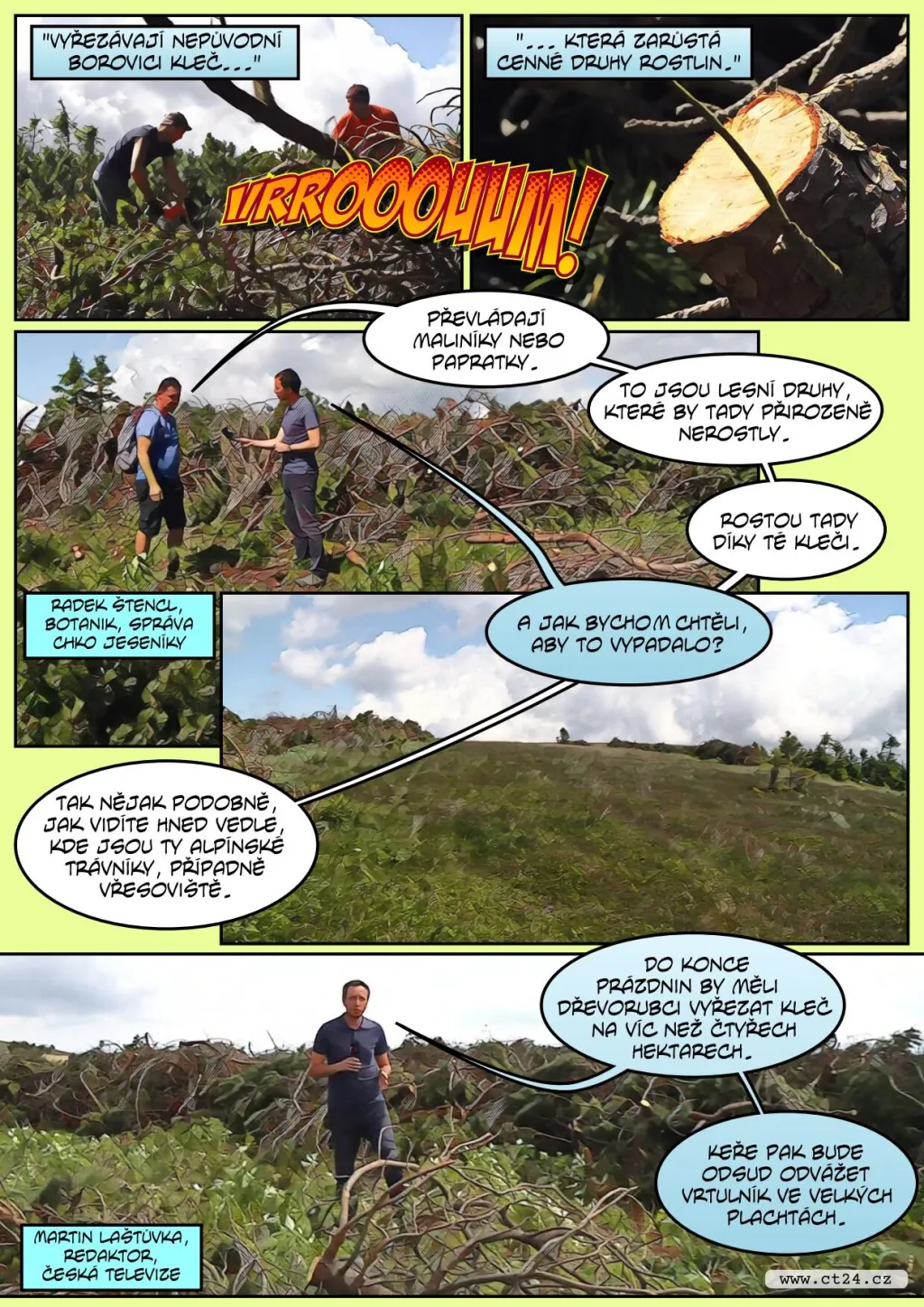 Návrat původních druhů do Jeseníků