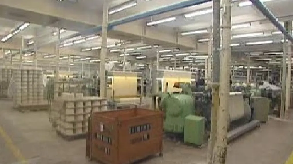 Výrobní hala textilky Slezan Frýdek-Místek