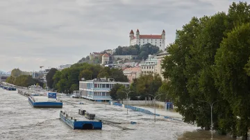 Hladina Dunaje v Bratislavě