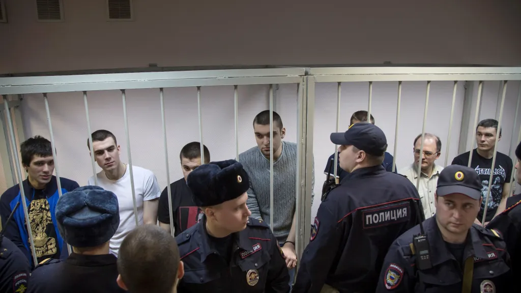 Odsouzení účastníci demonstrace