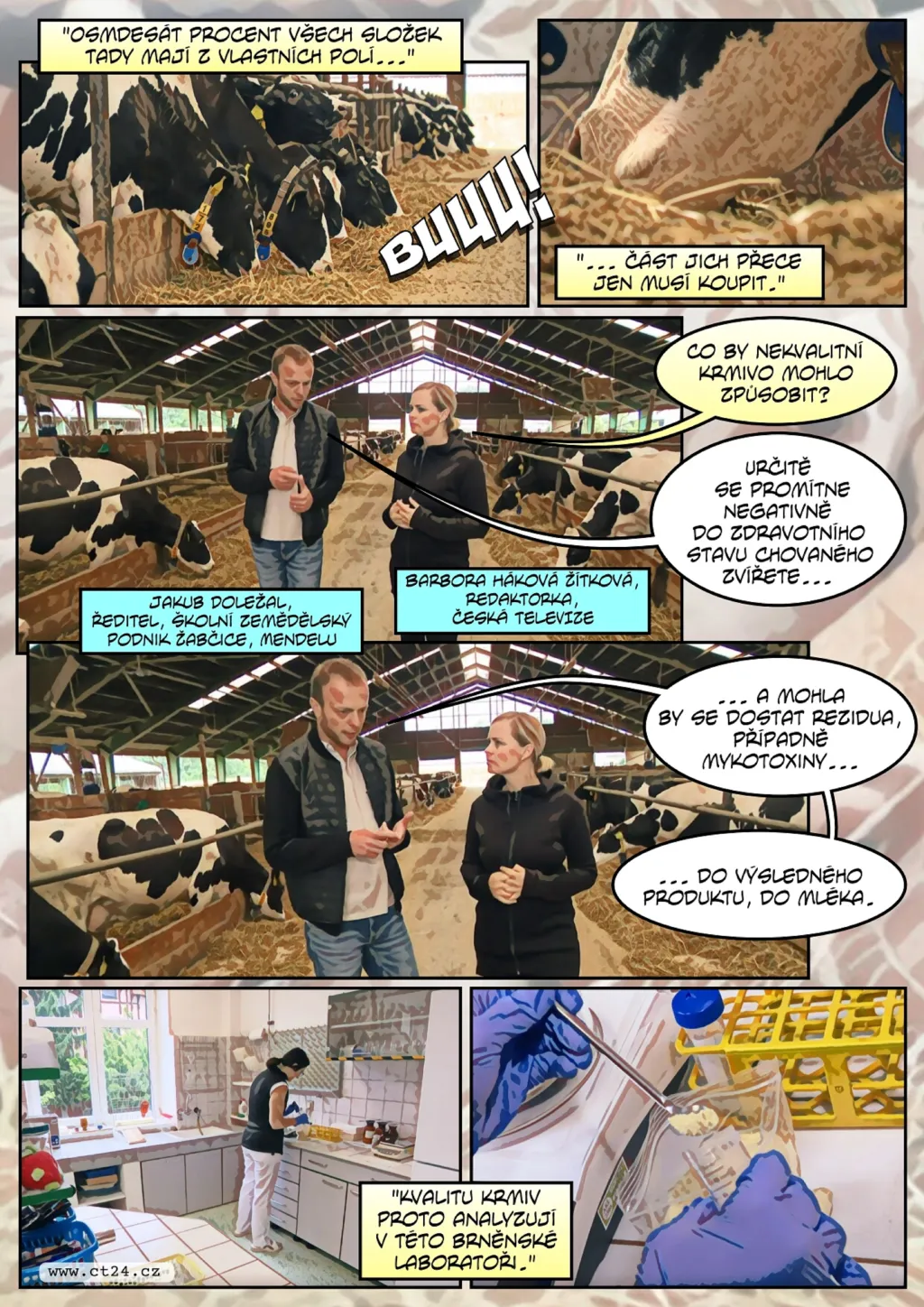 Laboratoře kontrolují kvalitu krmiv