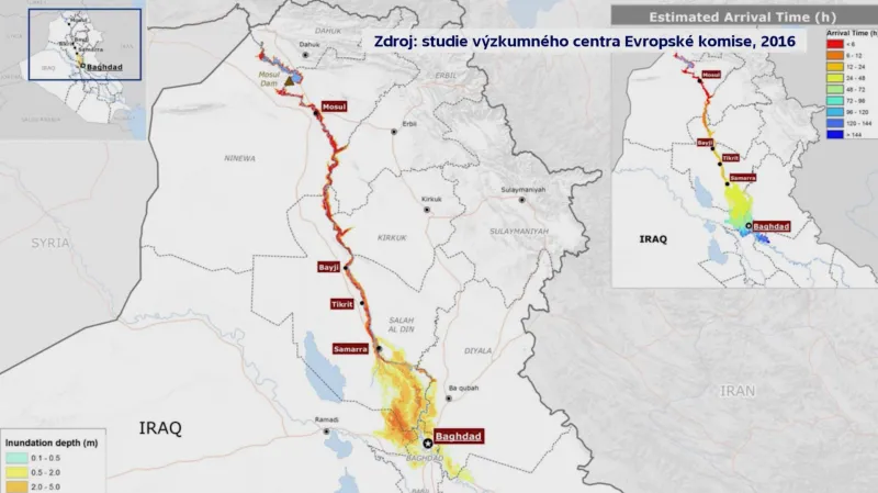 Studie o přehradě v Mosulu