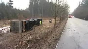 Hromadná nehoda u Přibyslavic
