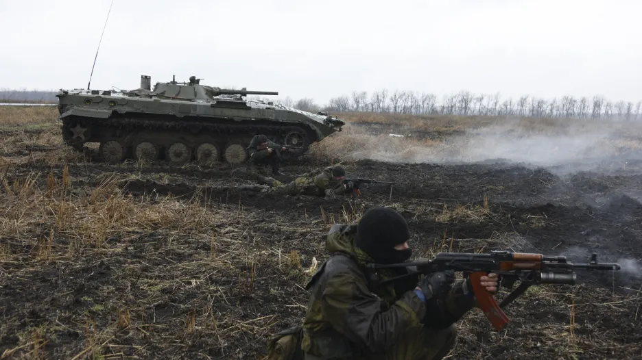 Proruští rebelové na Ukrajině